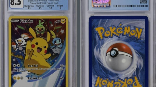 קלף פוקימון מדורג (צילום: דור מנטל)