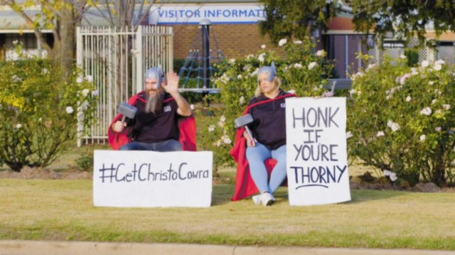 קמפיין #GetChristoCowra (צילום: Getty images)