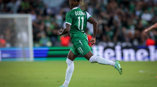 גודסוויי דוניו שחקן מכבי חיפה (צילום: מאור אלקסלסי)