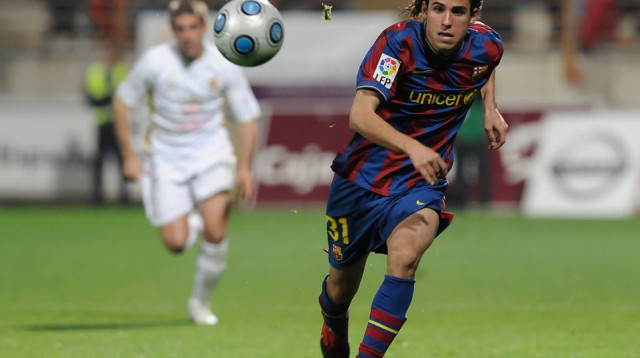 גיא אסולין שחקן הרקולס בימי ברצלונה (צילום: AP)