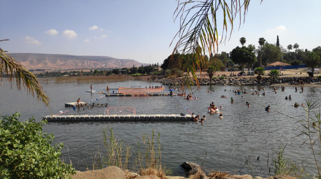 מזג אוויר שמשי בכנרת (צילום: טלי בר, איגוד ערים כינרת)