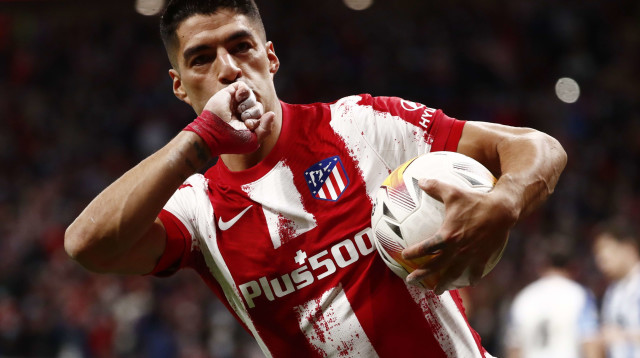 לואיס סוארס שחקן אתלטיקו מדריד (צילום: רויטרס)