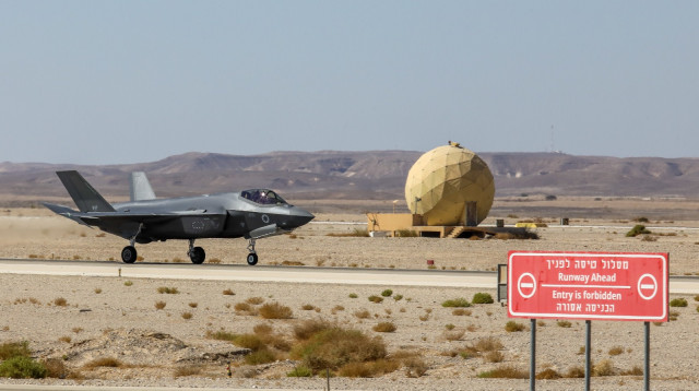 מטוס קרב F-35 של חיל האוויר (צילום: מרק ישראל סלם)