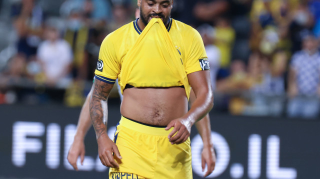 התלונן בסיום. קובאס (צילום: דני מרון)