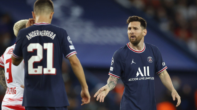 ליאונל מסי שחקן פריז סן ז'רמן (צילום: רויטרס)