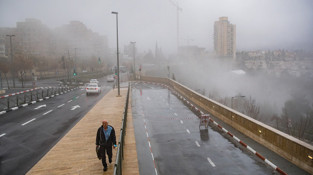 עננים, מעונן, חורף (צילום: יונתן זינדל, פלאש 90)