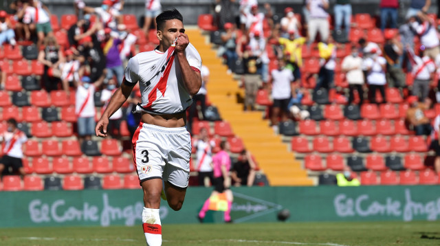 רדאמל פלקאו, חלוץ ראיו וייקאנו (צילום: GettyImages, Denis Doyle)