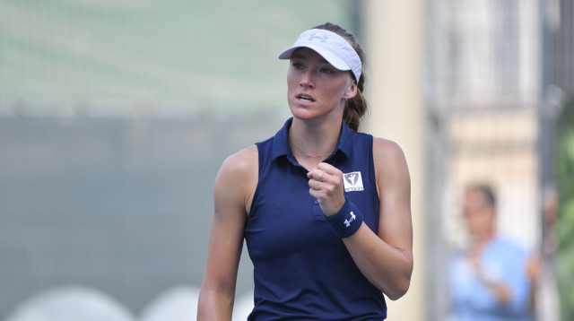 הטניסאית הישראלית לינה גלושקו (צילום: אתר רשמי, אלכס גולדנשטיין, איגוד הטניס)