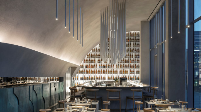 קלאסיקה מינמליסטית- מסעדת A (צילום: עמית גירון)