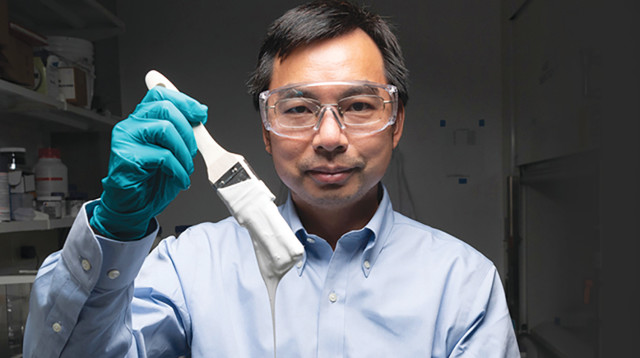 הצבע הלבן ביותר שיקרר את העולם (צילום: Purdue University)