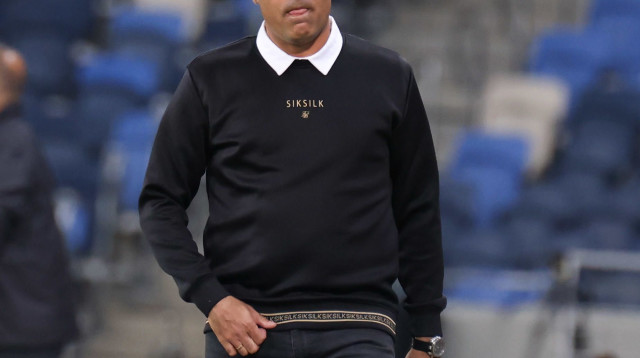 חיים סילבס מאמן הפועל חיפה (צילום: דני מרון)