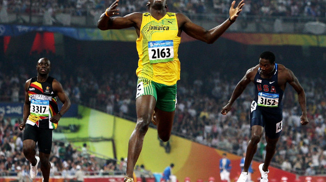 יוסאין בולט ב-2008 (צילום: GettyImages)