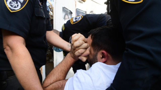 פינוי גבעת עמל (צילום: אבשלום ששוני)