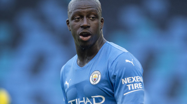 בנז'מן מנדי במדי מנצ'סטר סיטי (צילום: GettyImages, Visionhaus)