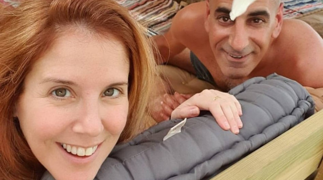 קובי מימון ואשתו קרן (צילום: צילום מסך אינסטגרם)