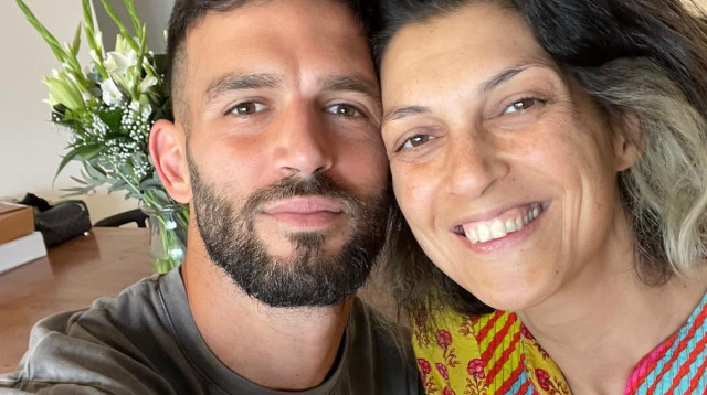 יהי זכרה ברוך. אורית ממן לצד אחיה חנן (צילום: באדיבות המשפחה)