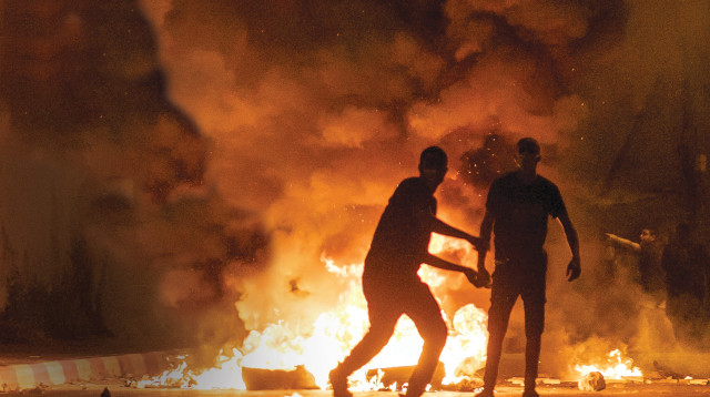 מהומות בזמן "שומר החומות" (צילום: יוסי אלוני, פלאש 90)