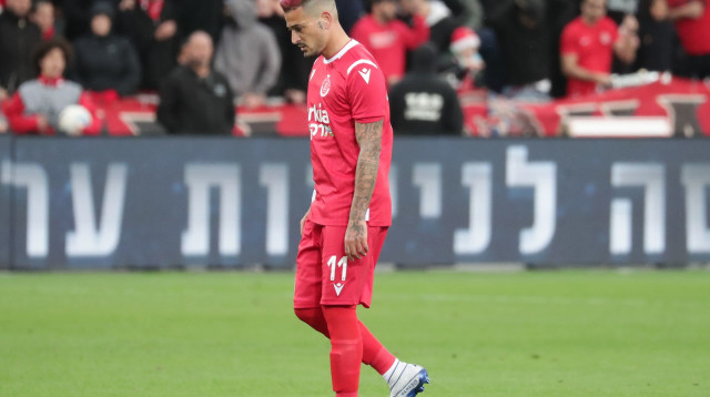 מאור בוזגלו שחקן הפועל תל אביב (צילום: דני מרון)