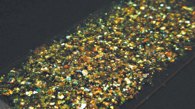 נצנצים מתכלים (צילום: Benjamin Drouguet)