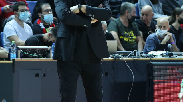 גיא גודס, מאמן מכבי ראשון לציון (צילום: דני מרון)