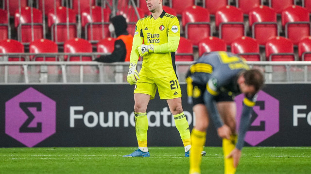 אופיר מרציאנו שוער פיינורד מאוכזב (צילום: GettyImages, ANP Sport)