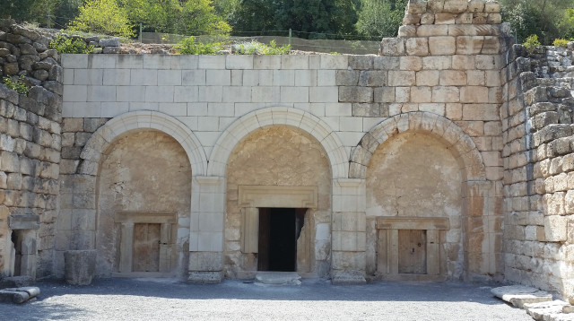 הגן הלאומי בקריית טבעון, בית שערים (צילום: יניב כהן, רשות הטבע והגנים)