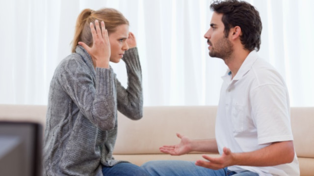 ויכוח בין בעל לאישה, אילוסטרציה (צילום: ingimage ASAP)