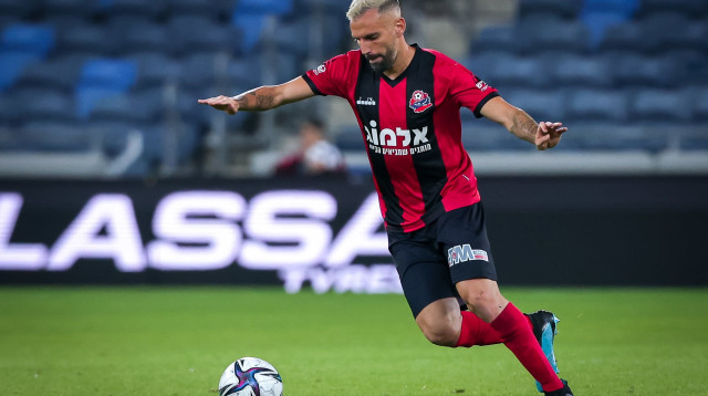 ניסו קפילוטו שחקן הפועל חיפה (צילום: מאור אלקסלסי)