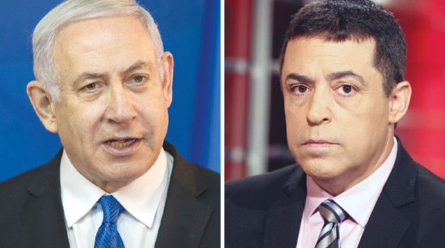 בן כספית, בנימין נתניהו (צילום: הדס פרוש,אלוני מור)