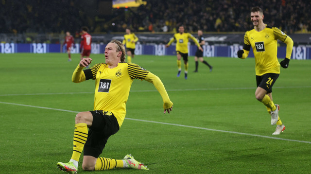 חגג כבר אחרי חמש דקות. בראנדט (צילום: GettyImages, Joosep Martinson)