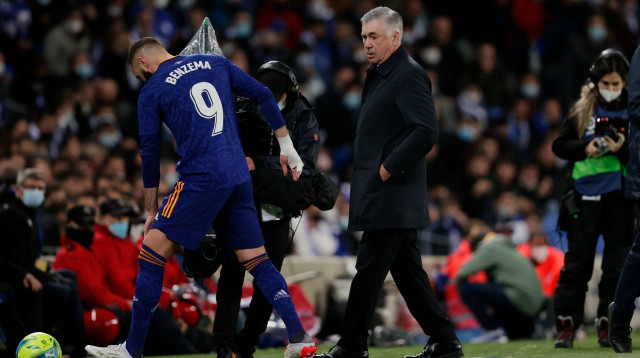 הרגיע לגבי בנזמה. אנצ'לוטי (צילום: GettyImages, Soccrates Images)