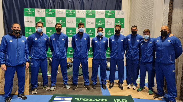 נבחרת הדייויס של ישראל (צילום: איגוד הטניס)