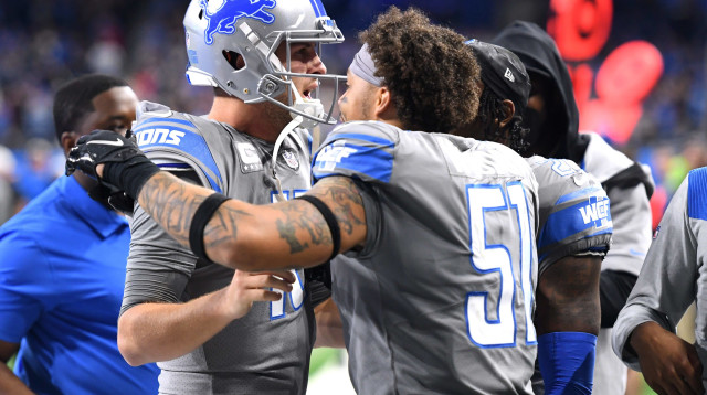 שמחה גדולה בדטרויט. ג'רד גוף חוגג (צילום: GettyImages, Nic Antaya)