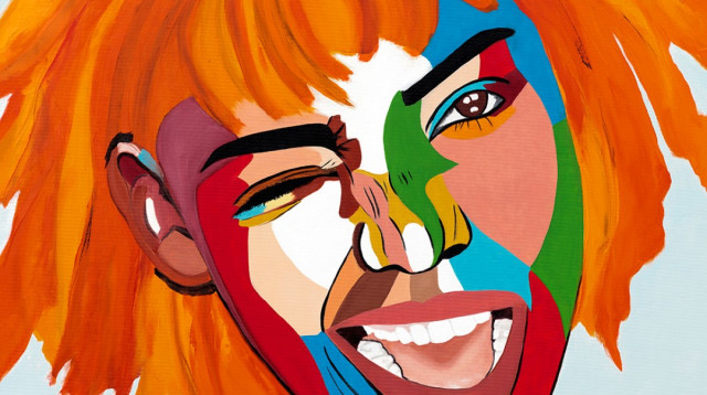 דלית מרום, ג'ינג'ית, 2020, שמן על בד (צילום: באדיבות בנק הפועלים)