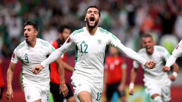 שחקן נבחרת אלג'יריה מוחמד טוגאי (צילום: רויטרס)