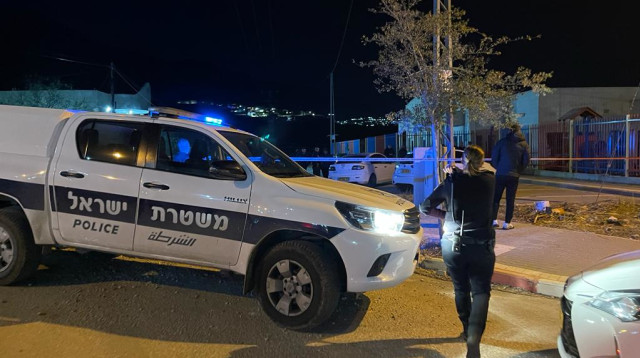 כוחות משטרה בזירת רצח, ארכיון (צילום: דוברות המשטרה)