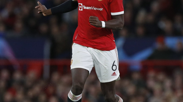 שב להרכב של סולשיאר והוריד לספסל את קבאני. פוגבה (צילום: רויטרס)