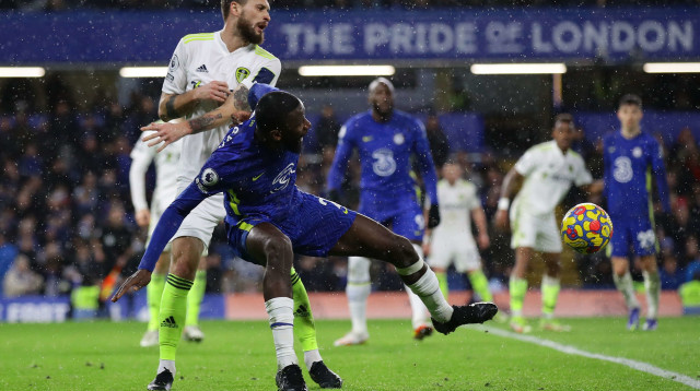 העבירה של קליך על רודיגר (צילום: רויטרס)