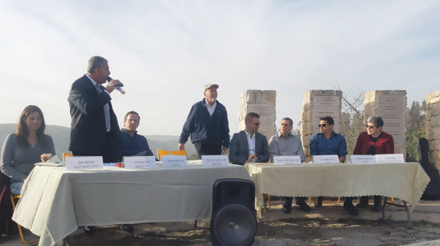 השקת השדולה להגנת הרי ירושלים (צילום: דב גרינבלט, החברה להגנת הטבע)