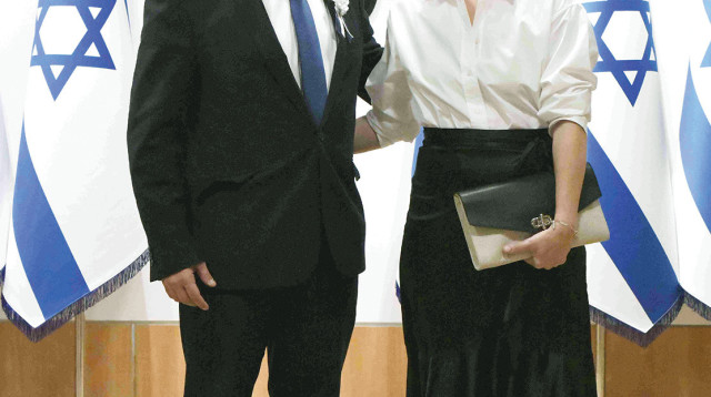 גילת ונפתלי בנט (צילום: ראובן קסטרו, וואלה!)