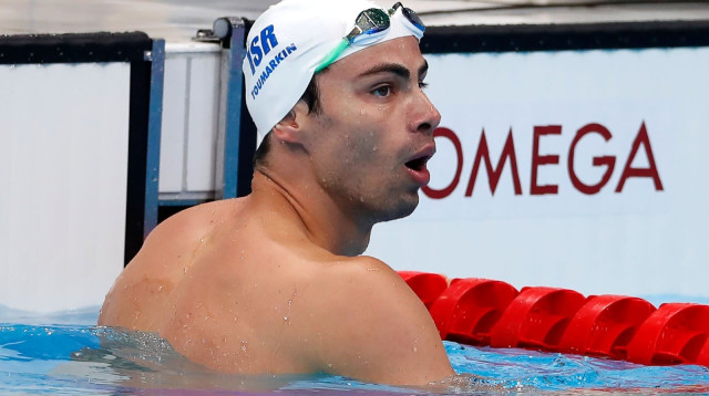 יעקב טומרקין, שחיין ישראלי (צילום: איגוד השחייה, סימונה קסטרווילארי)