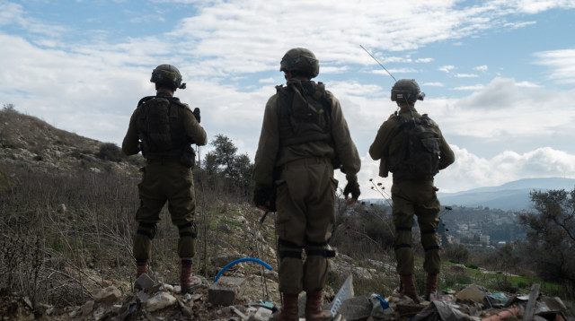 לוחמי צה"ל במצוד אחר המחבלים בשומרון (צילום: דובר צה"ל)