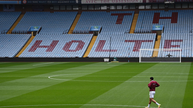 אין כדורגל בווילה פארק בשבת ההזו (צילום: GettyImages, Clive Mason)