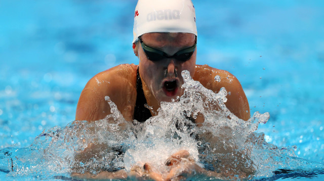 ממשיכה להסב גאווה לשחייה הישראלית. גורבנקו (צילום: GettyImages, Clive Rose)