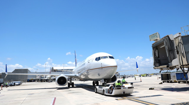 מטוס חברת יונייטד איירליינס, אילוסטרציה (צילום: Getty images)