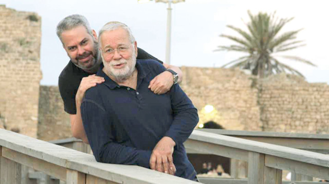 יהודה בארקן ורועי ברקן (צילום: עידו ברקן)