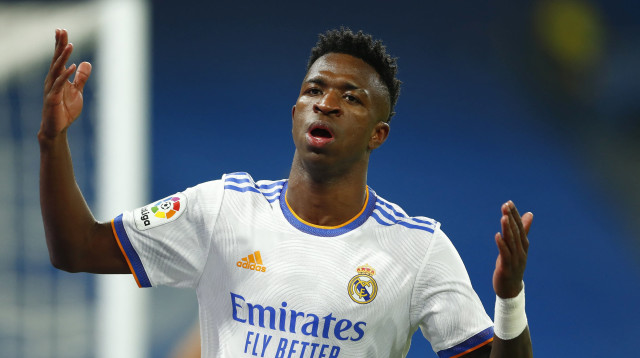 המוליכה ריאל מדריד מחפשת ניצחון 11 ברציפות. ויניסיוס (צילום: רויטרס)