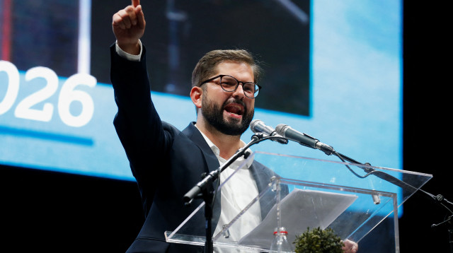 נשיא צ'ילה גבריאל בוריק (צילום: REUTERS/Rodrigo Garrido)