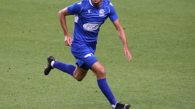 עמית מאיר שחקן מכבי פתח תקוה (צילום: אודי ציטיאט)