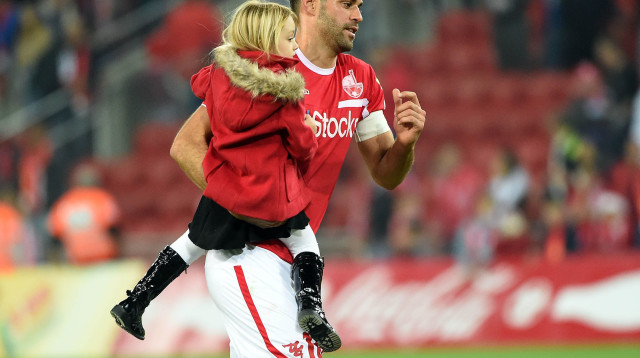 שחקן הפועל באר שבע, שלומי ארבייטמן (צילום: ברני ארדוב)